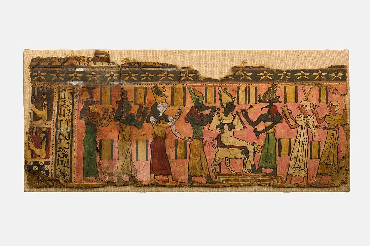 Cartonnage fragment — Unknown
