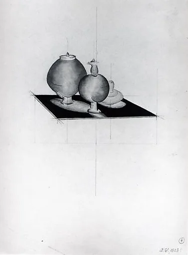 Drawing of Vessels (for Kandinsky's Class, Bauhaus)