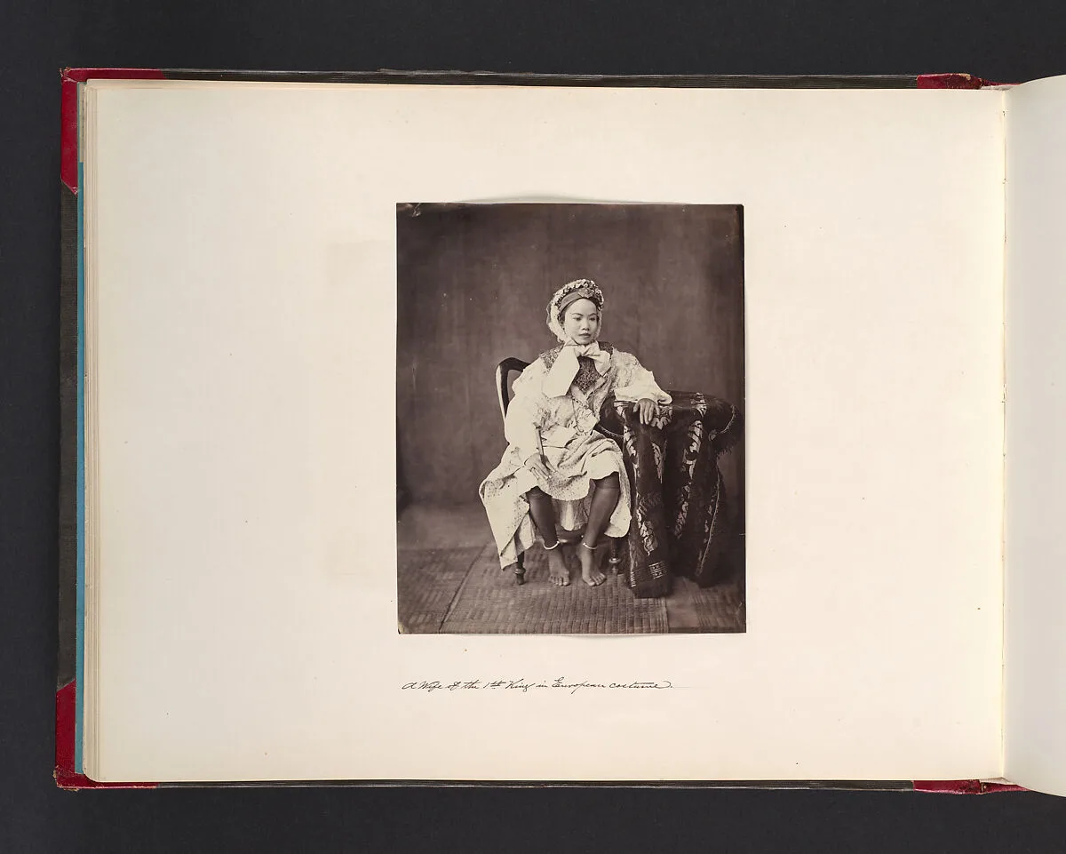 A Wife of the 1st King in European Costume — John Thomson