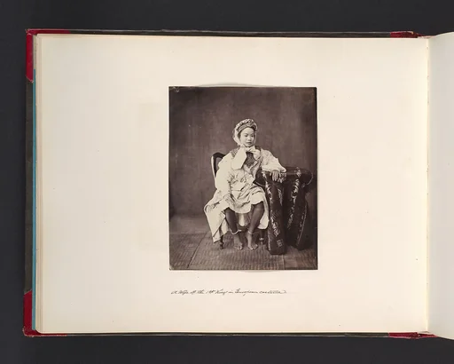 A Wife of the 1st King in European Costume