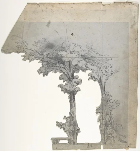 Design for a Stage Set at the Opéra, Paris