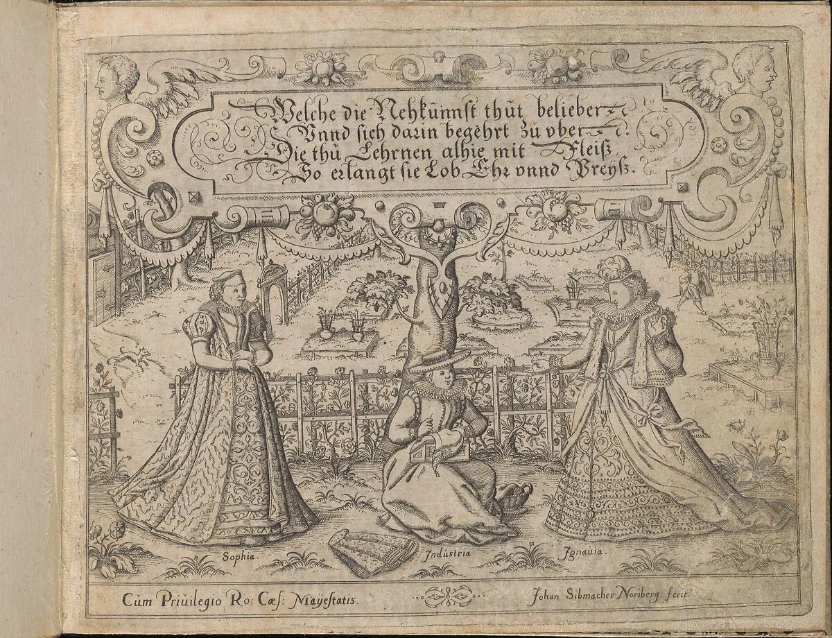 Newes Modelbuch in Kupffer (Title page, 1r) — Johann Sibmacher