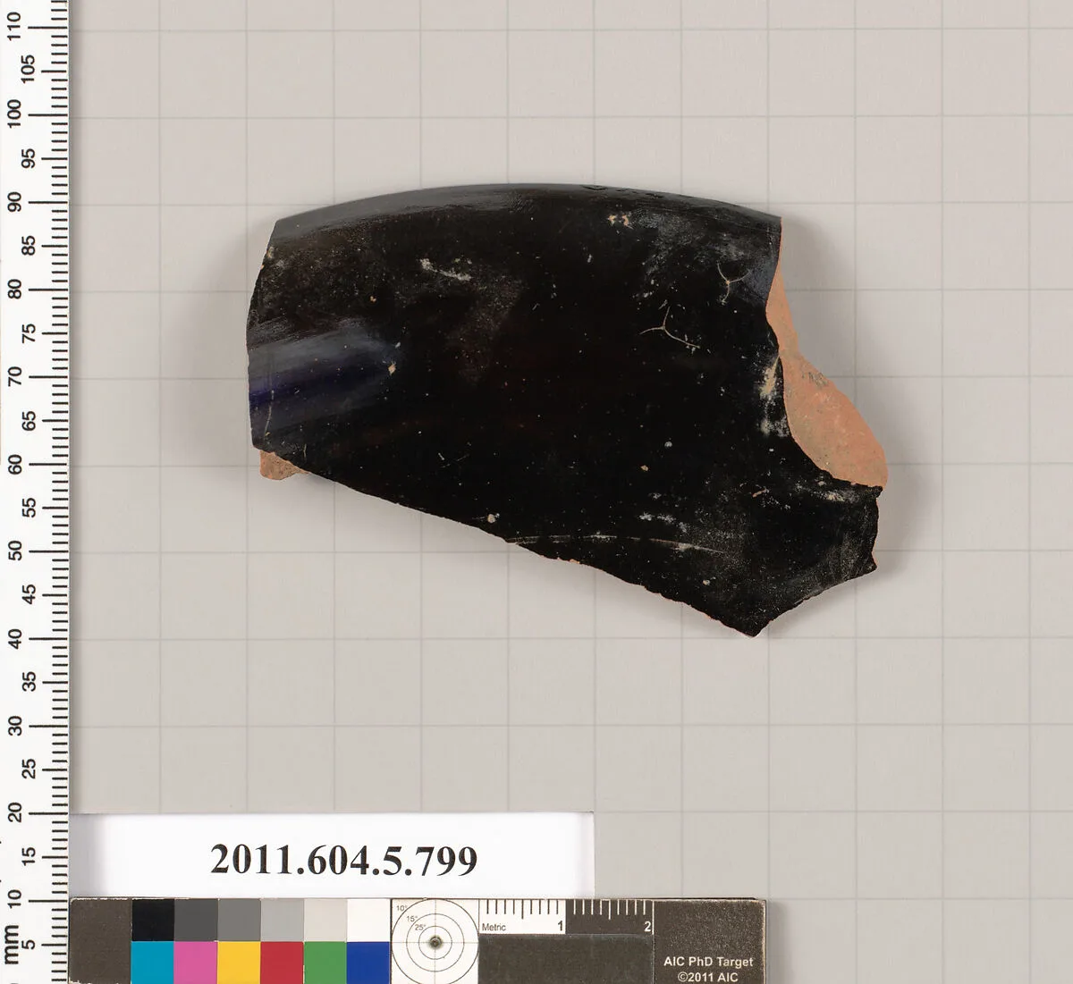 Terracotta rim fragment of a kylix (drinking cup) — Unknown