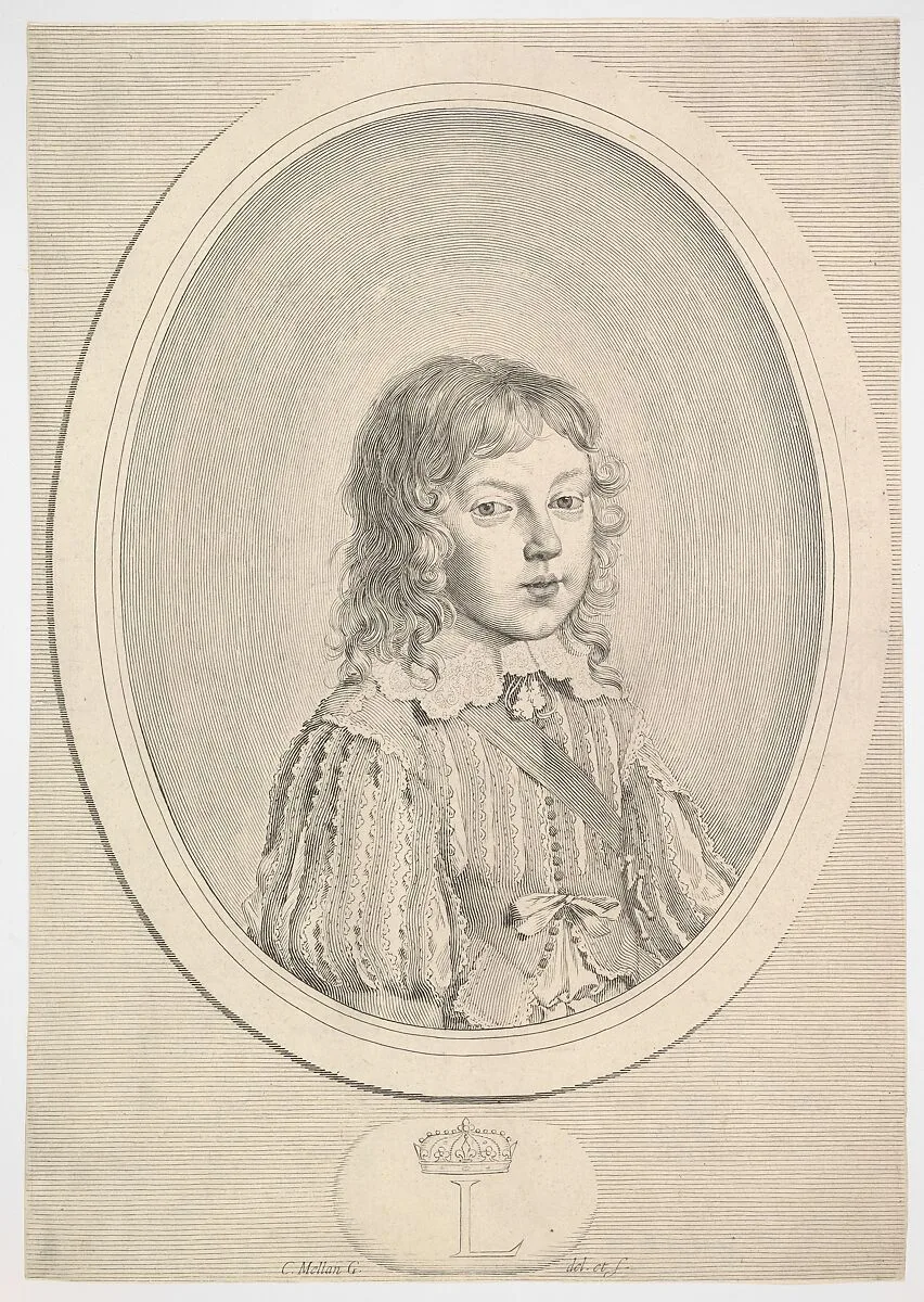 Louis XIV as a Child — Claude Mellan|Louis XIV, King of France