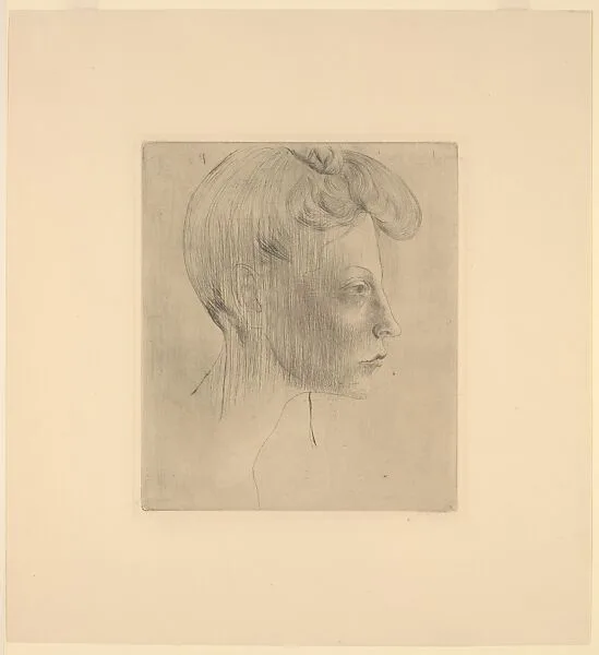 Head of a Woman, in Profile — Pablo Picasso|Louis Fort|Ambroise Vollard