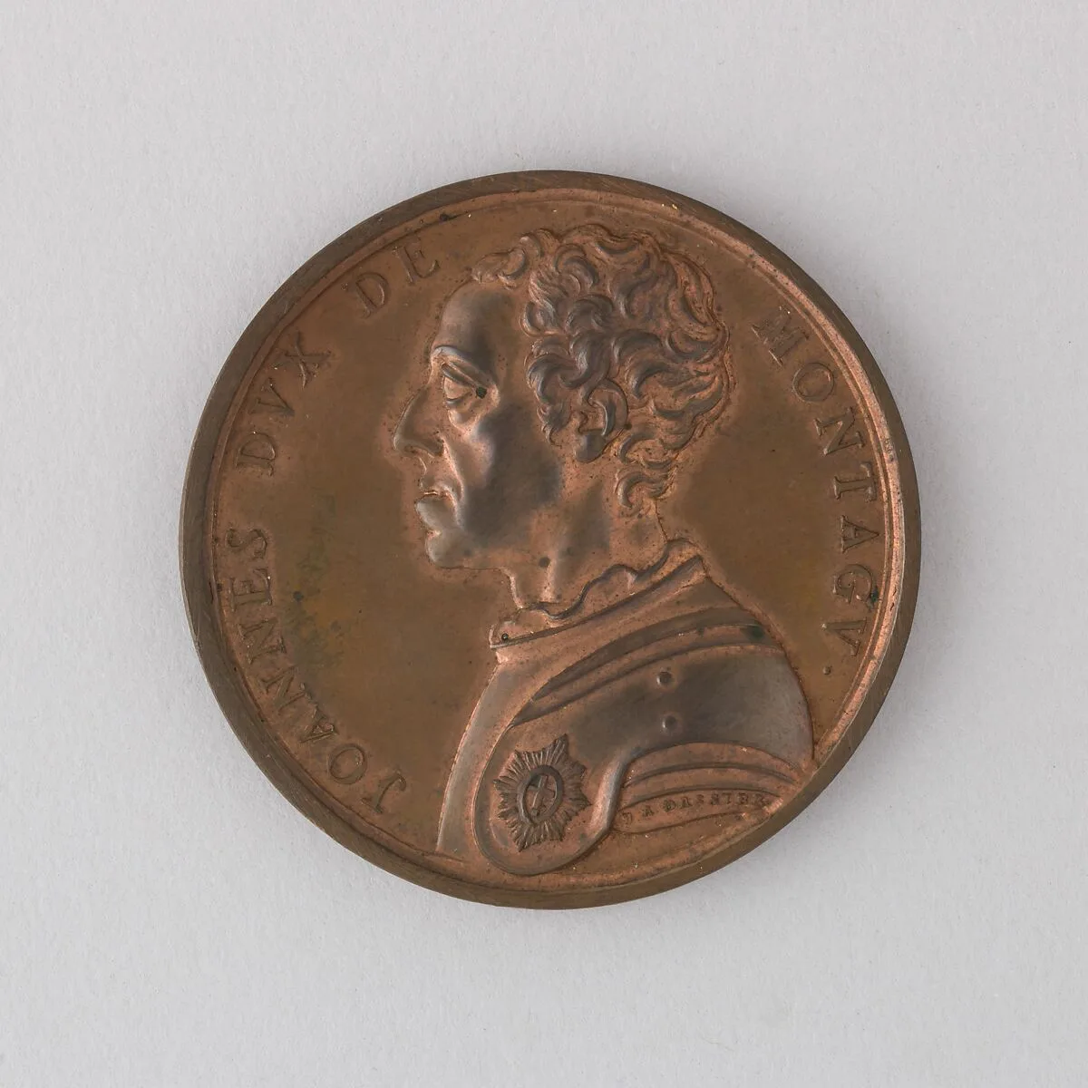 Medal Showing John, Second Duke of Montagu — Unknown