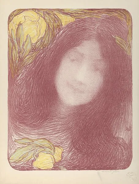 Sous les fleurs — Edmond-François Aman-Jean