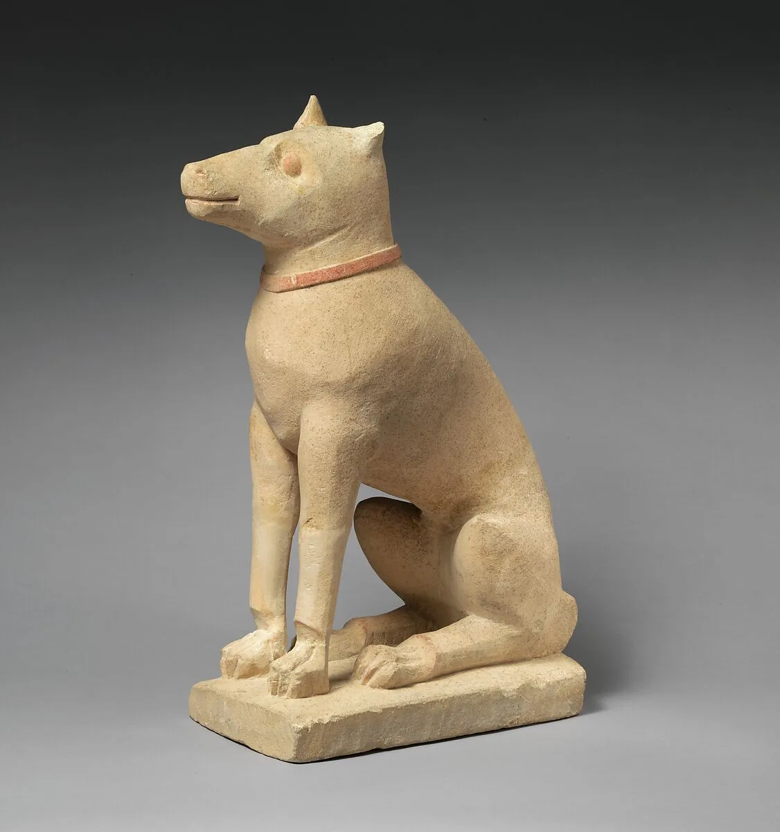 Limestone dog — Unknown