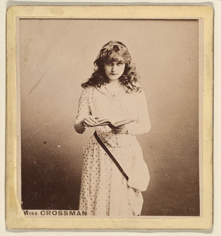 Miss Grossman, from the Actresses series (N246), Type 2, issued by Kinney Brothers to promote Sporting Extra Cigarettes — Kinney Brothers Tobacco Company