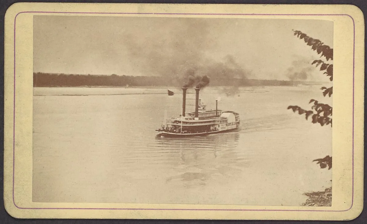 Steamer R.E. Lee Racing with Natches When Nearing St. Louis — Robert Benecke