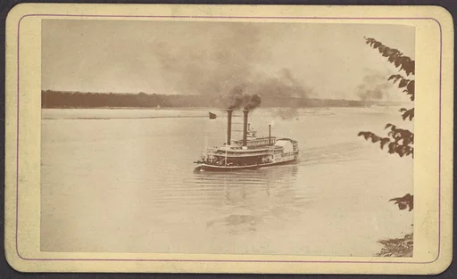 Steamer R.E. Lee Racing with Natches When Nearing St. Louis