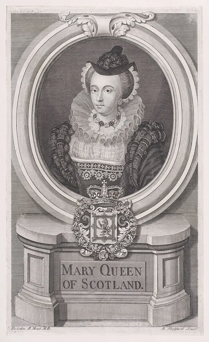 Mary, Queen of Scots, from "The History of England" — Mary, Queen of Scots|Isaac Oliver|Robert Sheppard|Paul de Rapin de Thoyras|James Mechell
