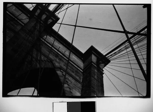 [Brooklyn Bridge Tower and Cables, New York City]