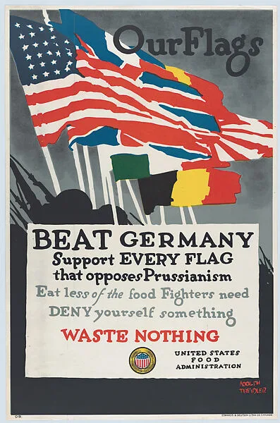 Our flags — United States Food Administration|Adolph Treidler|Edwards and Deutsch Lithographic Co.