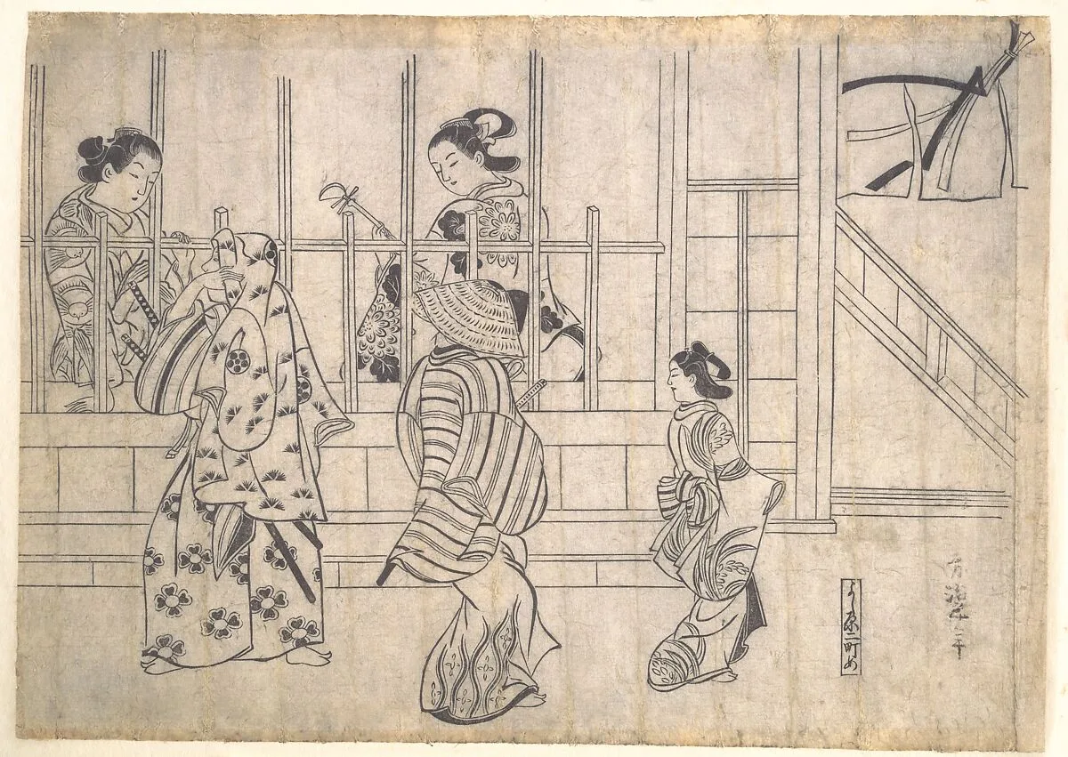 Untitled — Hishikawa Moronobu 菱川師宣