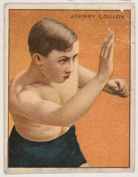 John Coulon, from the Champion Pugilists series (T219), issued by Mecca and Hassan Cigarettes — Hassan Cigarettes|Mecca Cigarettes