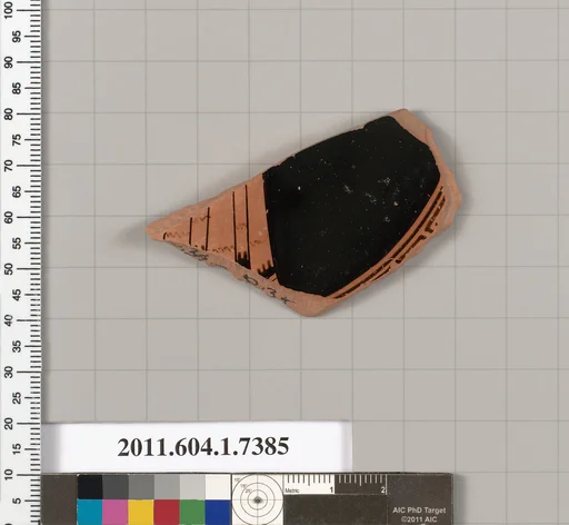 Terracotta fragment of a kylix (drinking cup)