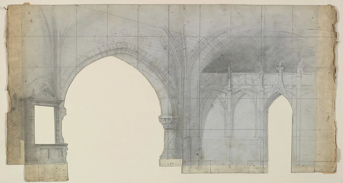 Design for a Stage Set — Eugène Cicéri