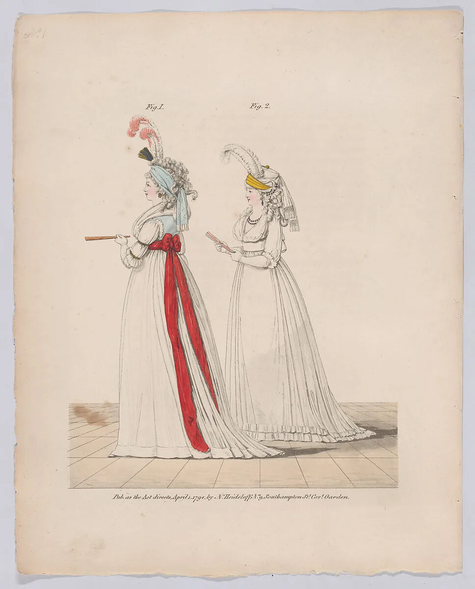 Gallery of Fashion, vol. I: April 1, 1794- March 1, 1795 — Nicolaus Heideloff