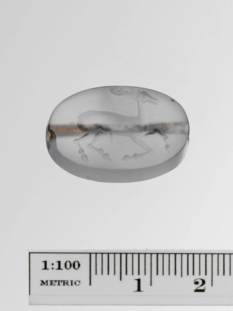 Chalcedony scaraboid seal — Unknown