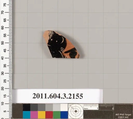 Terracotta fragment of a kylix (drinking cup)