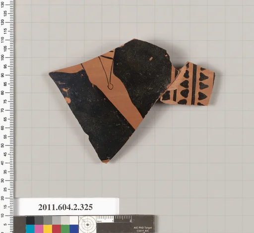 Terracotta fragment of a column-krater (bowl for mixing wine and water)