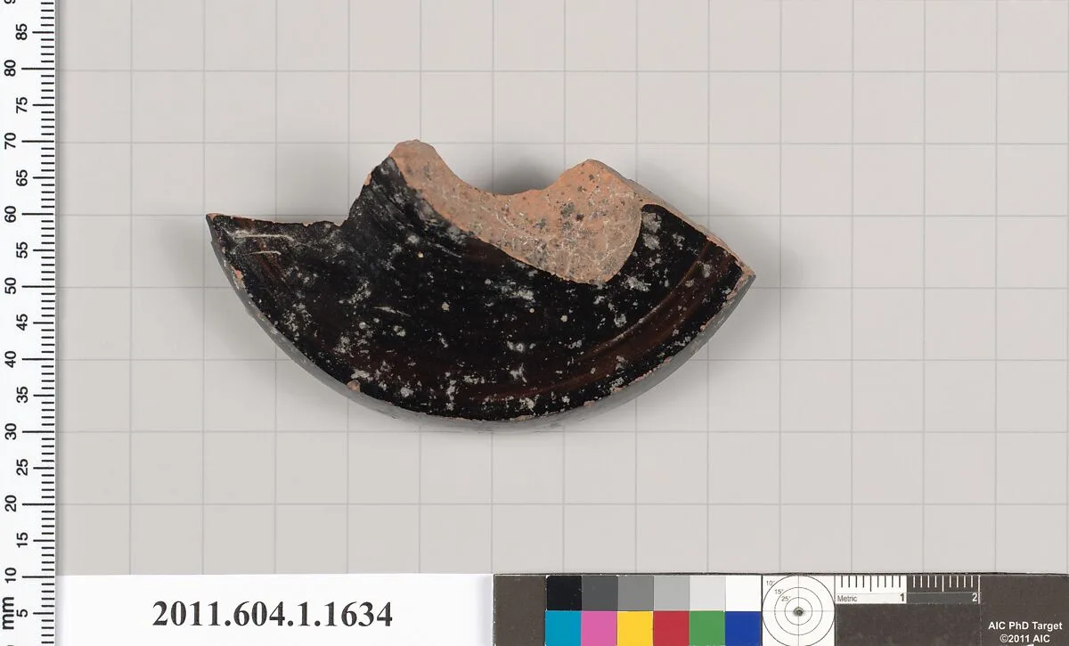 Terracotta fragment of a kylix (drinking cup) — Unknown