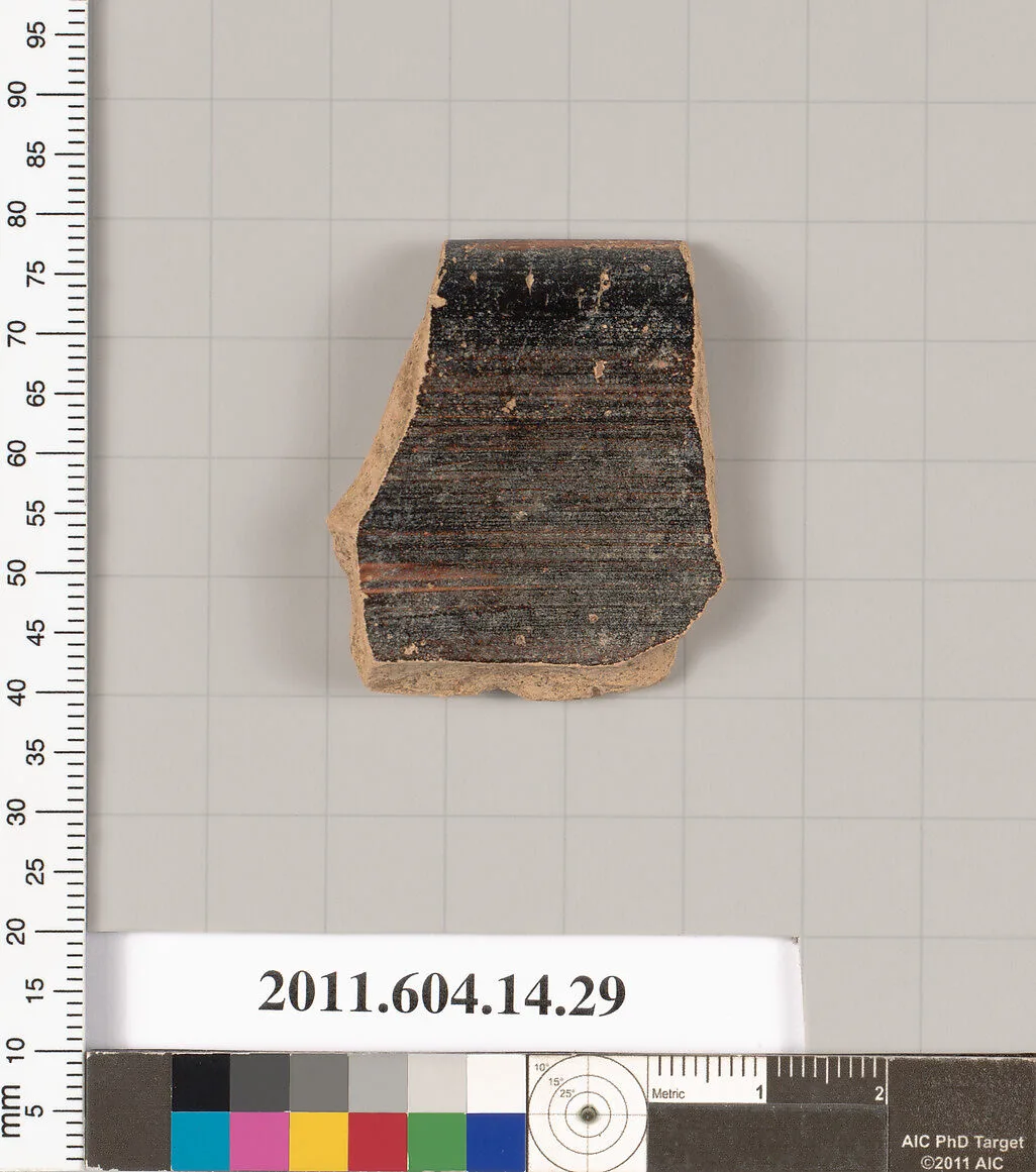 Terracotta fragment of a skyphos (deep drinking cup)? — Unknown