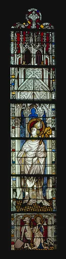 Saint Lambert, Bishop of Liège, with a Pilgrim Saint and Saint James below (from a series with The Virgin Mary and Five Standing Saints)