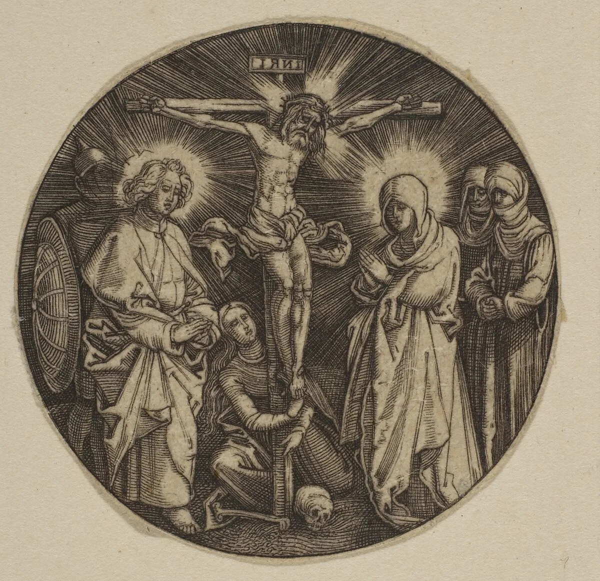 The Crucifixion (Round) — Albrecht Dürer|Anonymous, German, 16th century