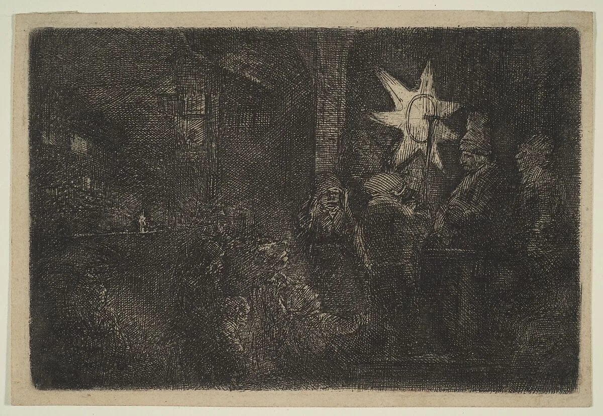 The Star of Kings: A Night Piece — Rembrandt (Rembrandt van Rijn)