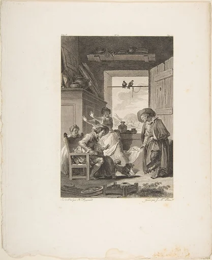 Belphegor, from Contes et nouvelles en vers par Jean de La Fontaine. A Paris, de l'imprimerie de P. Didot, l'an III de la République, 1795