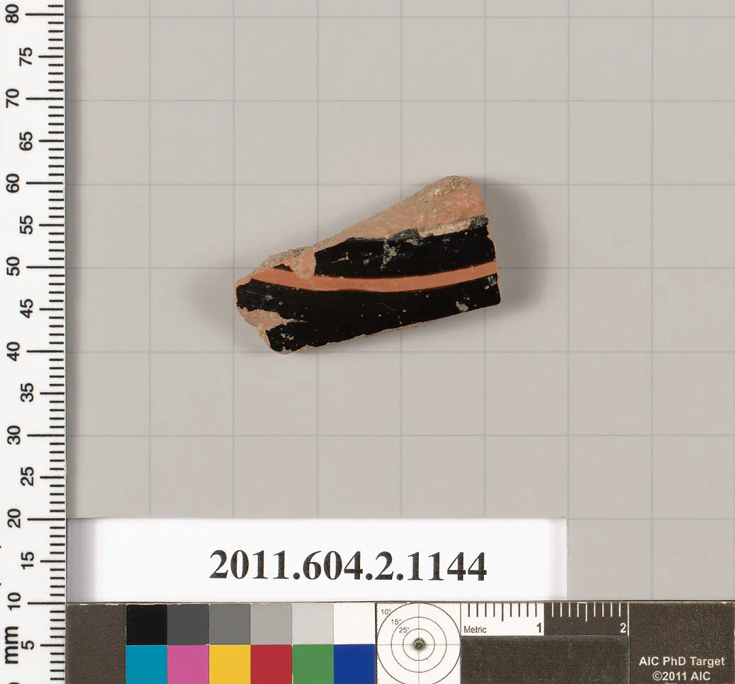 Terracotta fragment from a pyxis lid (box)? — Unknown