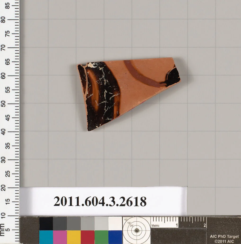 Terracotta fragment of a kylix (drinking cup) — Unknown
