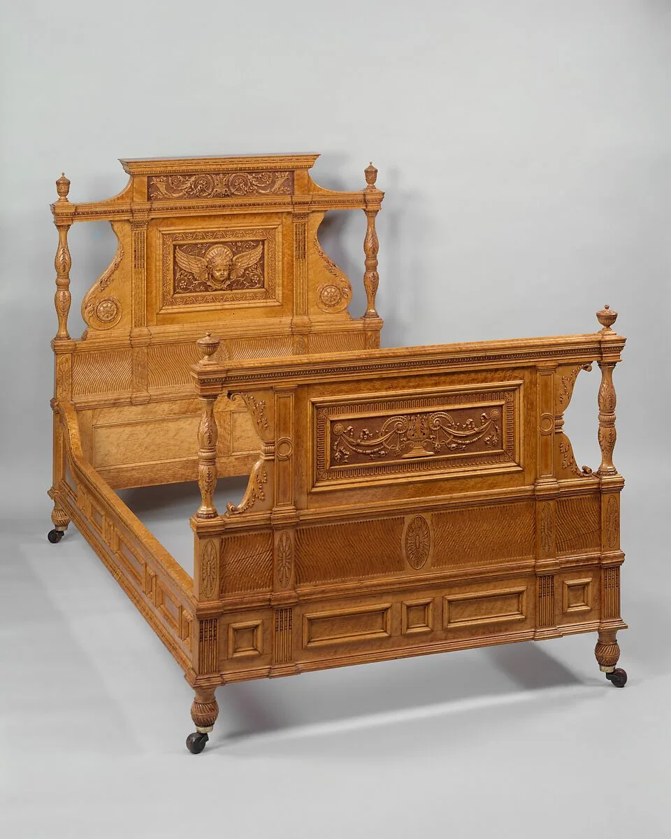 Bedstead from the Henry Gurdon Marquand House, New York City — Unknown