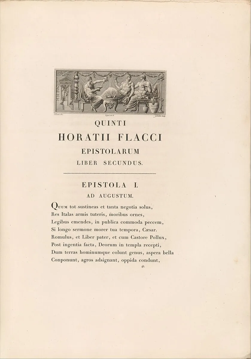 Opera — Horace|Pierre Didot l'ainé|Charles Percier