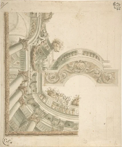 Design of Ceiling and Balustrade