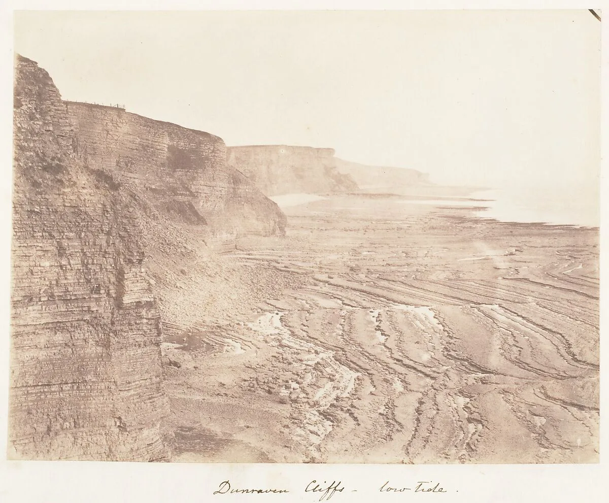 Dunraven Cliffs - Low Tide — John Dillwyn Llewelyn