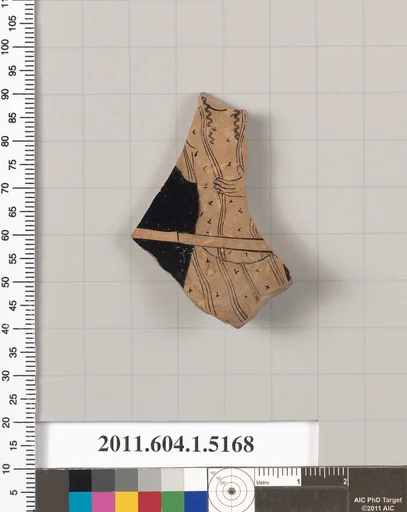 Terracotta fragment of a kylix (drinking cup)