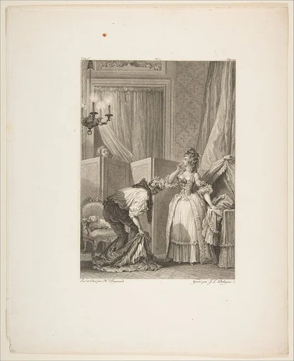 Le Cocu battu et content, from Contes et nouvelles en vers par Jean de La Fontaine. A Paris, de l'imprimerie de P. Didot, l'an III de la République, 1795