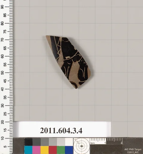 Terracotta fragment of a closed shape