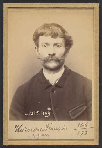 Kaision. François. 39 ans, né à Reims. Mégissier. Anarchiste. 9/3/94.