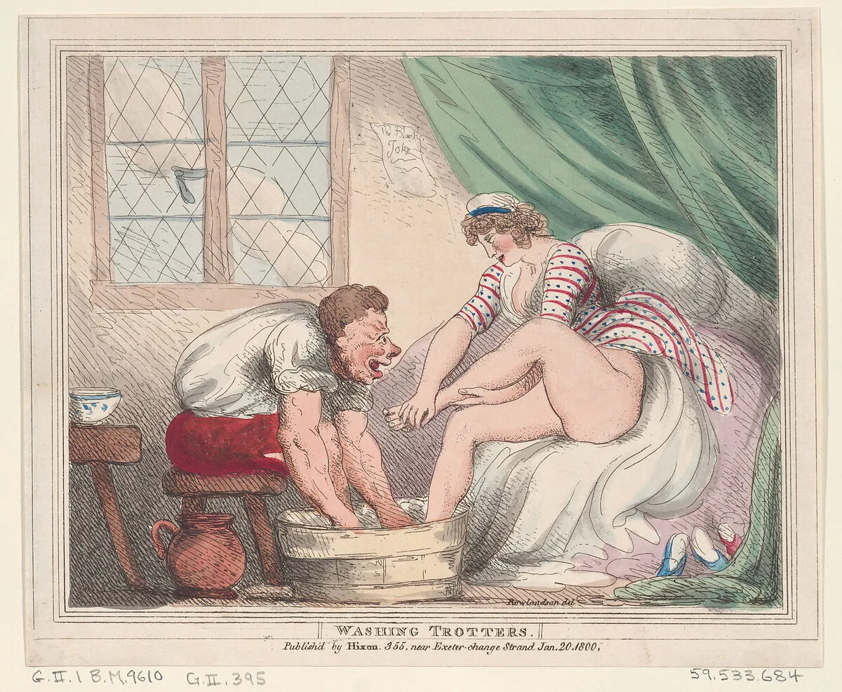 Washing Trotters — Robert Hixon|Thomas Rowlandson