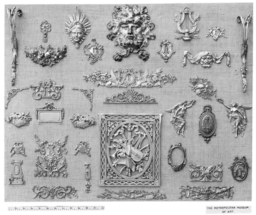 Pair of keyhole escutcheons