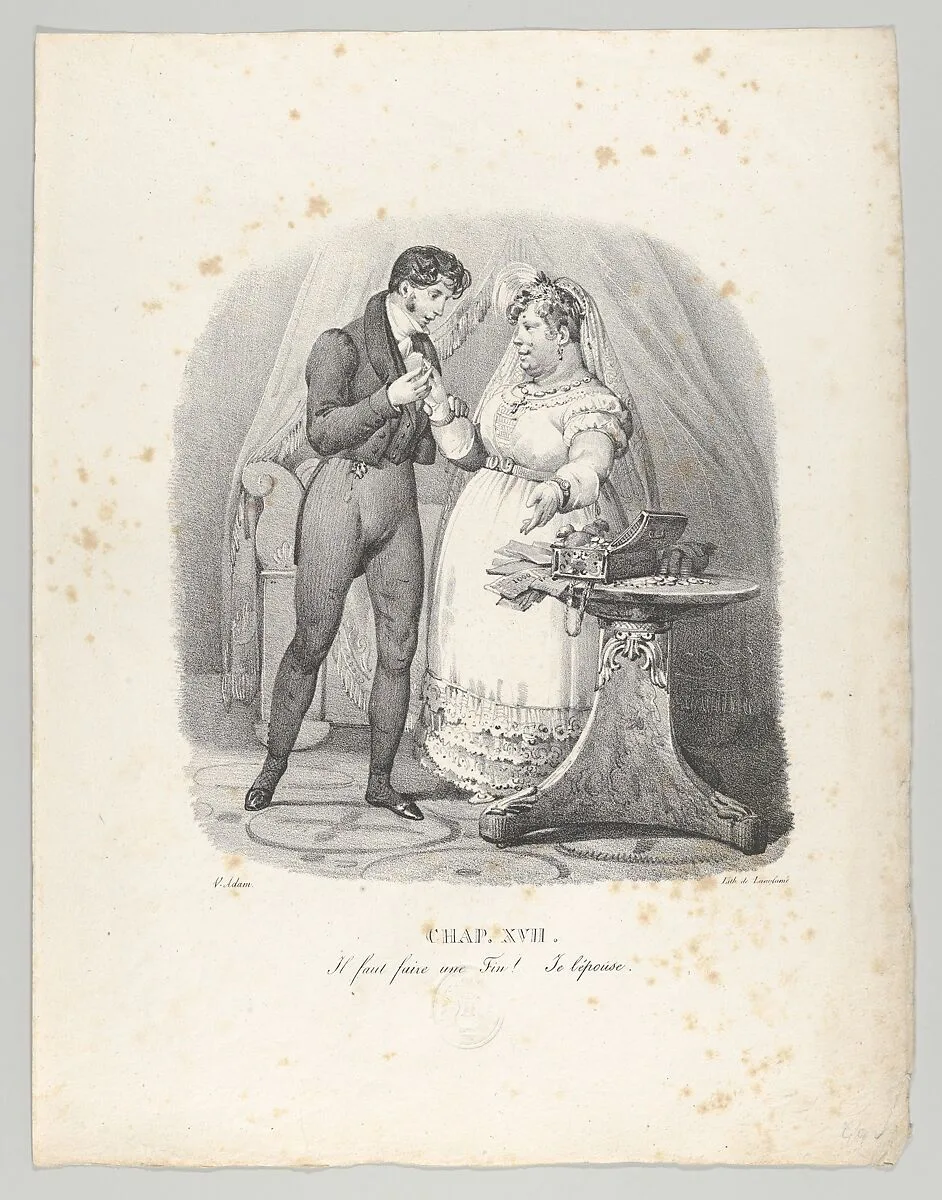 Chap. XVII: Il faut faire une Fin! Je l'épouse (It must end! I am married) — Victor Adam|Sazerac and Duval|Langlumé