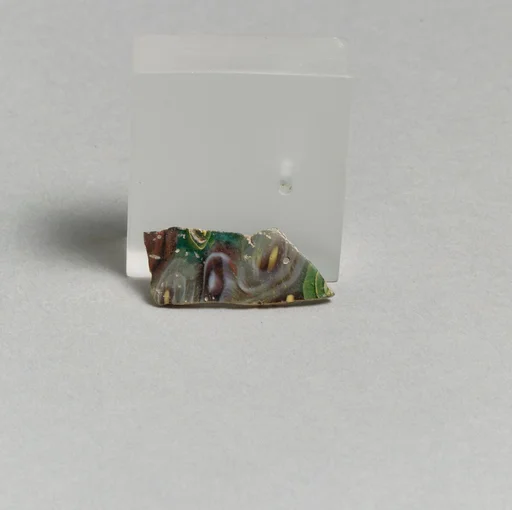 Glass mosaic fragment