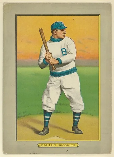Bill Dahlen, Shortstop, Brooklyn Dodgers (National League), from Turkey Red Cabinets (T3)