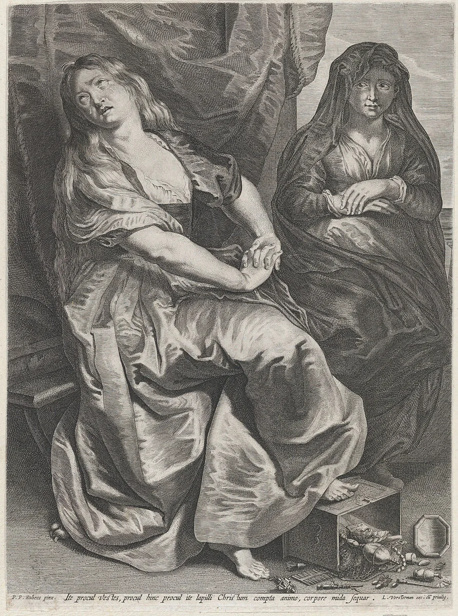 St. Mary Magdalen Trampling Her Valuables — Lucas Vorsterman I|Peter Paul Rubens