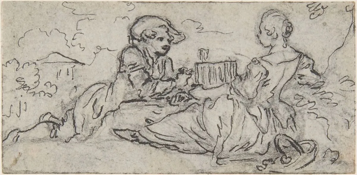 Design for a Box-Lid — Hubert François Gravelot