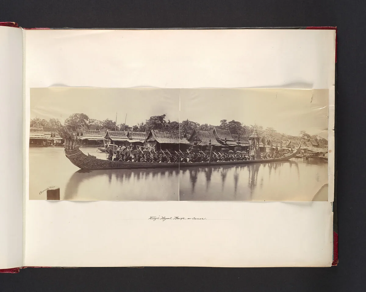 King's Royal Barge, or Canoe — John Thomson